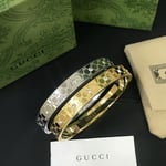 Gucci Cuff Bracelet Silver 8mm
