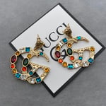 Gucci GG Crystal Earrings in Gold