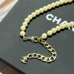 Chanel-Inspired Pearl & Camélia Flower Necklace