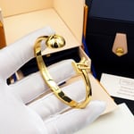 Louis Vuitton Cuff Bracelet Gold