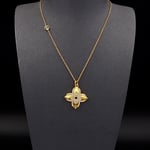 Louis Vuitton LV Médaillon Necklace Gold M02001