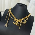 CC Monogram Gold Necklace