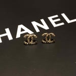 Chanel CC Earrings Gold II
