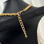 CC Monogram Gold Necklace