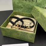 Gucci Leather Necklace Black 684630 IAAA1 8029