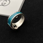 Gucci GG Interlocking Silver Ring YBC645572001