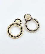 Chanel-Inspired Hoop Earrings