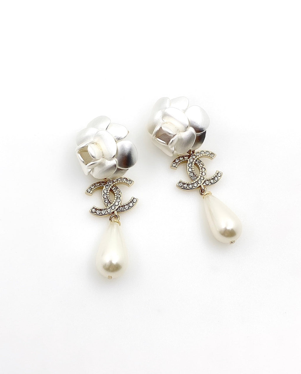 Chanel-Inspired Pearl Earrings