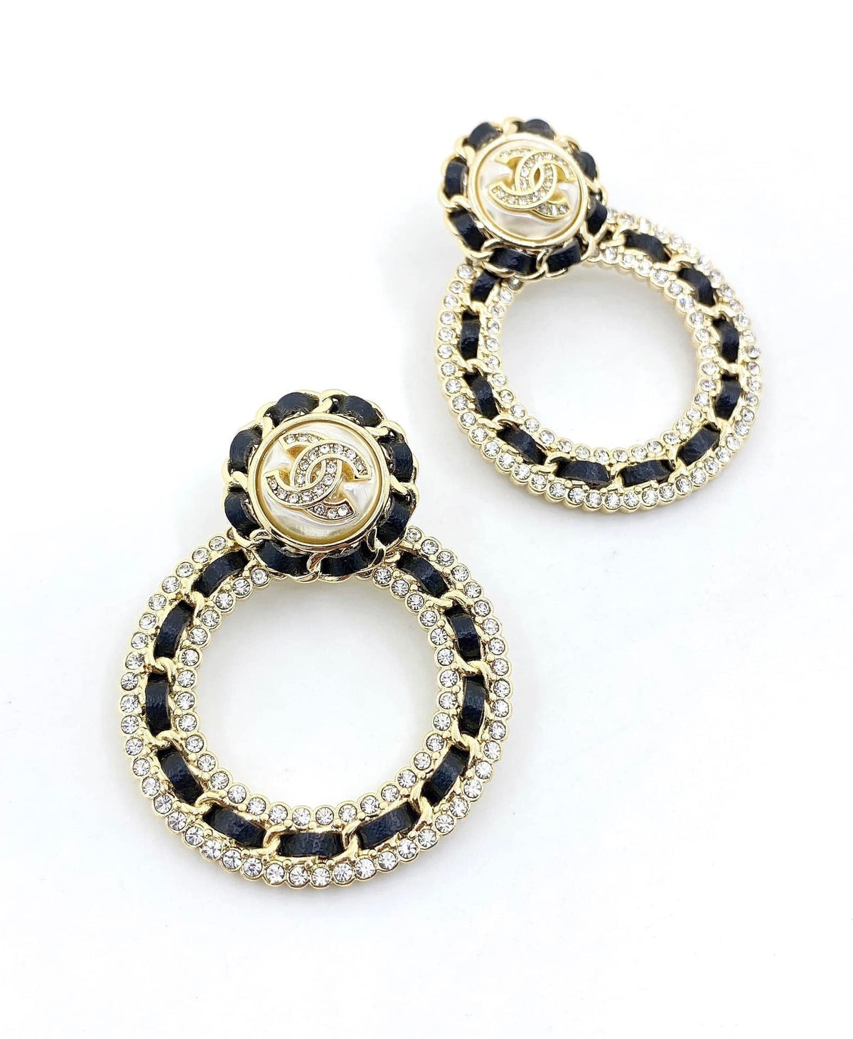 Chanel-Inspired Hoop Earrings