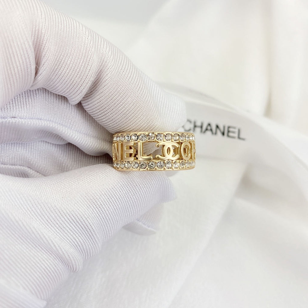 Chanel-Inspired Monogram Ring