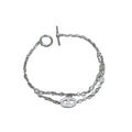 Hermes Crystals Bracelet Silver