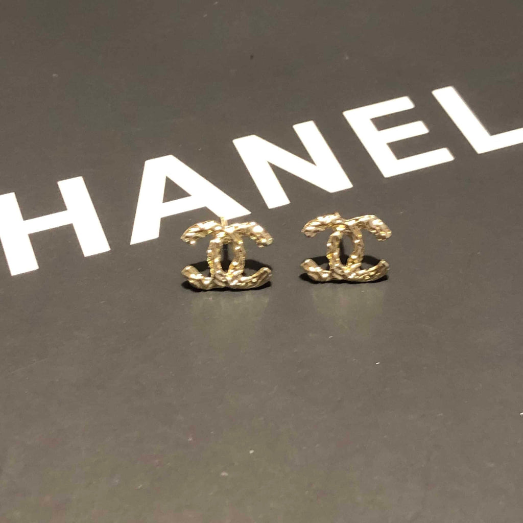 Chanel CC Earrings Gold II