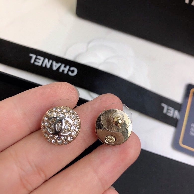 Chanel Button Earrings II
