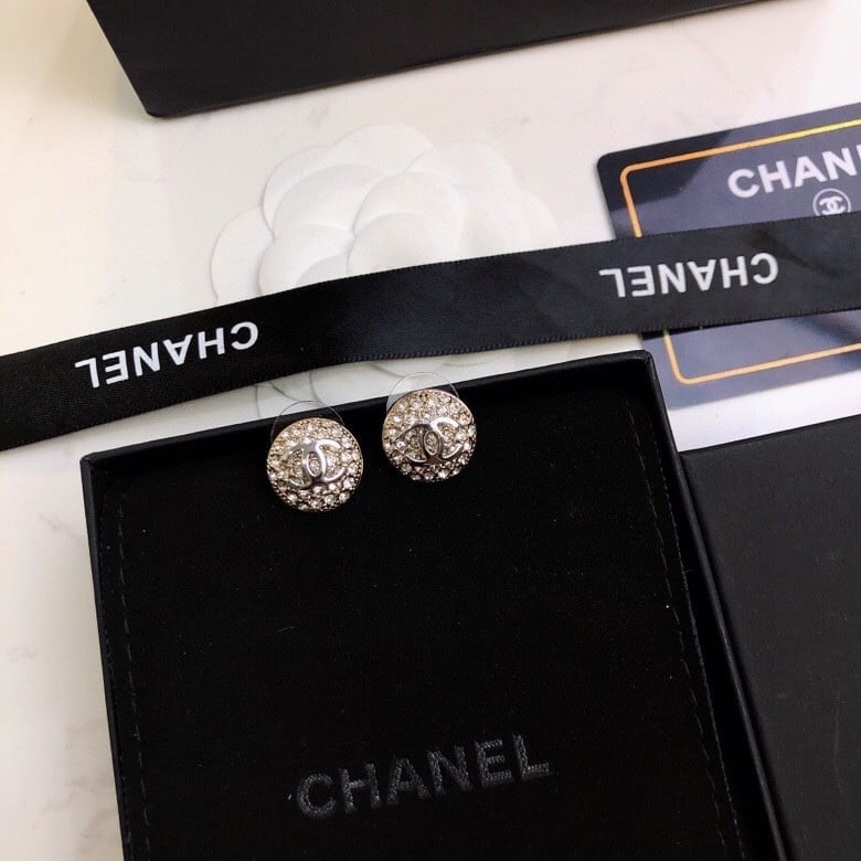 Chanel Button Earrings II
