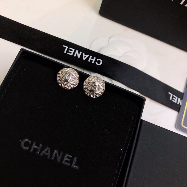 Chanel Button Earrings II
