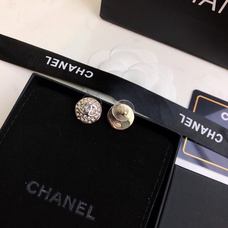 Chanel Button Earrings II